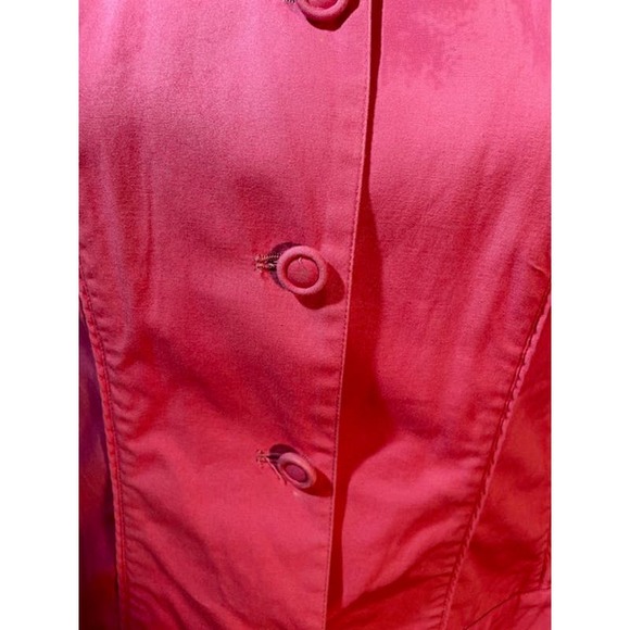 Coldwater Creek Size 14 Pink Jacket 100% Cotton 3/4‎ Sleeve - Picture 2 of 7